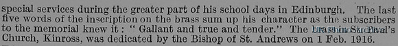 Keay-Falconer W Lt 7th Argyll And Sutherland Highlanders Obit Part 3