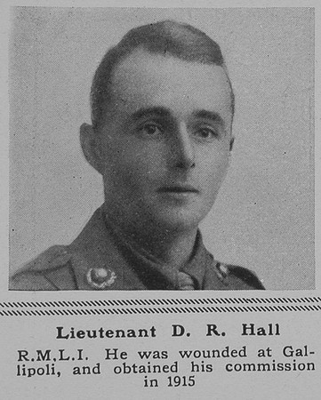 Hall D R Lt RMLI The Sphere 18th May 1918