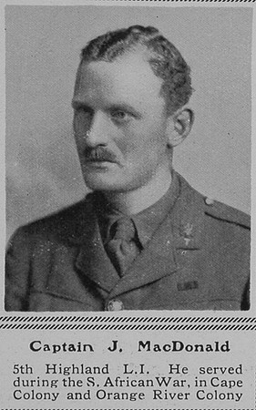MacDonald J Captain 5th HLI The Sphere 18th Sep 1915