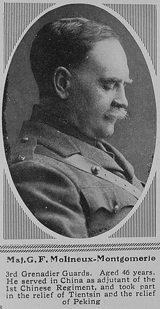 Monlineux-Montgomerie G F Major 3rd Grenadier Guards The Sphere 11th Dec 1915