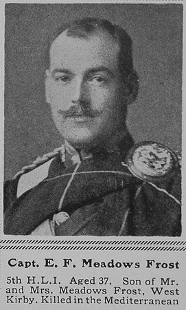 Meadows-Frost E F Captain 5th HLI The Sphere 29th Jan 1916