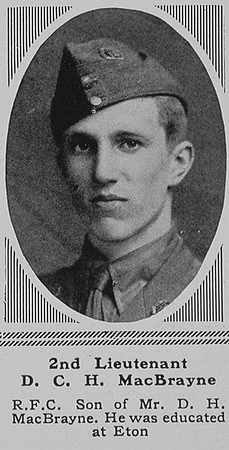 MacBrayne D C H 2nd Lt RFC The Sphere 15th Dec 1917