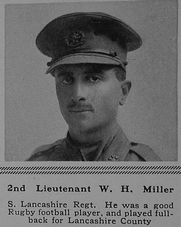 Miller W H 2nd Lt 7th South Lancashire Regiment The Sphere 7th Oct 1916