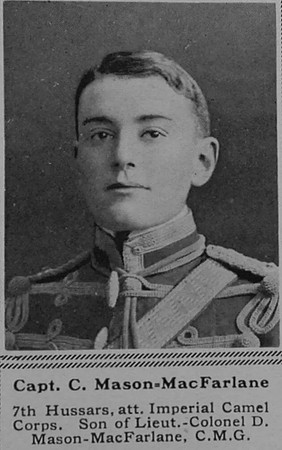 Mason-MacFarlane C Captain 7th (Queen's Own) Hussars The Sphere 2nd Dec 1916