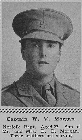 Morgan W V Captain 4th Norfolk Regt The Sphere 30th June 1917