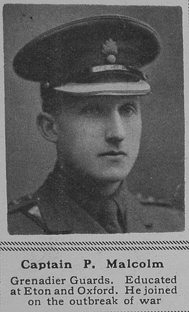 Malcolm P Captain 1st Grenadier Guards The Sphere 28th Sep 1918