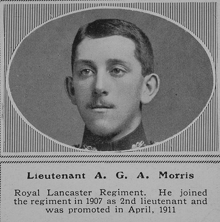 Morris A G A Lt King's Own Royal Lancaster Regiment The Sphere 21st Nov 1914