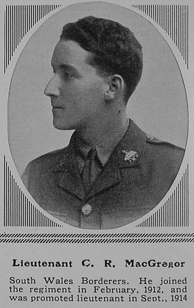 MacGregor C R Lt 2nd South Wales Borderers The Sphere 26th Jun 1915