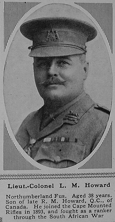 Meredith-Howard L Lt Col 24th Northumberland Fusiliers (Tyneside Irish) The Sphere 19th Aug 1916