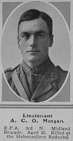 Morgan A C O Lt RFA The Sphere 4th Dec 1915