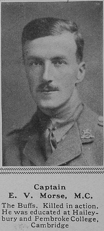Morse E V Captain MC 7th East Kent Regt The Sphere 11th Jan 1919
