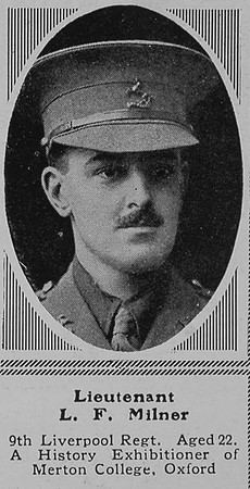 Milner L F Lt 9th KLR The Sphere 30th Oct 1915