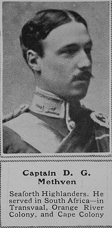 Methven D G Captain Seaforth Highlanders The Sphere 14th Nov 1914