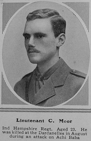 Moor C Lt 2nd Hants Regt The Sphere 4th Dec 1915