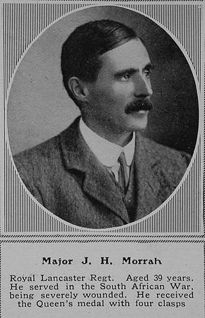 Morrah J H Major King's Own Royal Lancaster Regiment The Sphere 14th Nov 1914