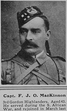 MacKinnon F J O Captain Gordon Highlanders The Sphere 3rd Jul 1915