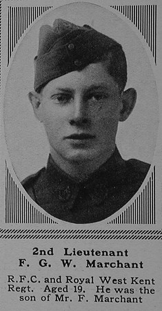 Marchant F G W 2nd Lt Royal Flying Corps The Sphere 10th Feb 1917