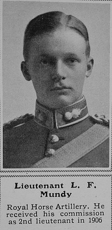Mundy L F Lt Royal Horse Artillery The Sphere 1st Oct 1914