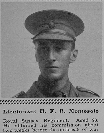 Montesole H F R Lt Royal Sussex Regiment The Sphere 17th Jul 1915