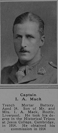 Mack I A Captain 11th Suffolk Regiment The Sphere 4th Nov 1916