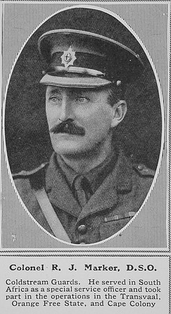 Marker R J Col DSO General Staff Formerly Coldstream Guards The Sphere 12th Dec 1914