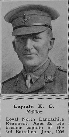 Miller E C Captain Loyal North Lancs Regiment The Sphere 21st Nov 1914