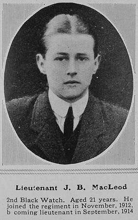 MacLeod J B Lt 2nd Black Watch The Sphere 29th May 1915