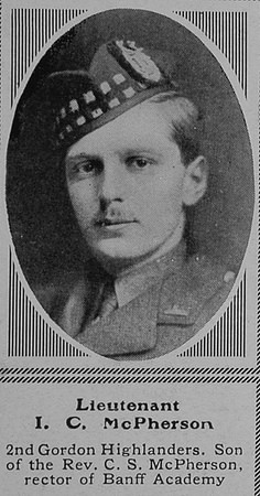 McPherson I C Lt 2nd Gordon Highlanders The Sphere 30th Oct 1915