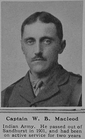 MacLeod W B Captain Indian Army The Sphere 17th Feb 1917