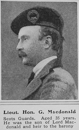 MacDonald G Lt The Hon 1st Scots Guards The Sphere 1st May 1916