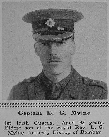 Mylne E G Captain 1st Irish Guards The Sphere 31st Jul 1915
