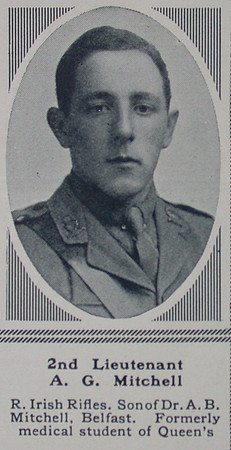 Mitchell A G 2nd Lt R Irish Rifles The Sphere 1st July 1916