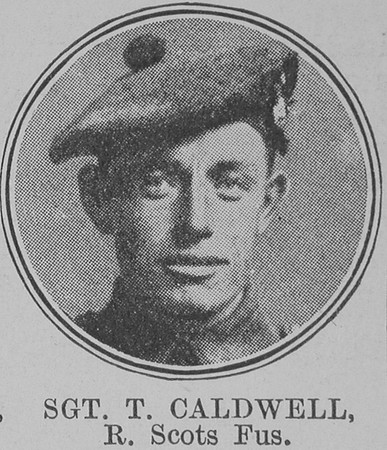 Caldwell T Sergt VC Royal Scots Fusiliers
