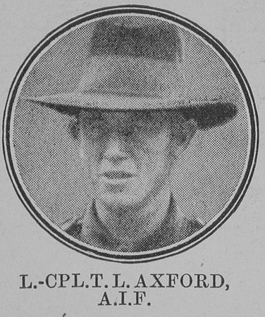 Axford T L LCpl VC Australian Imperial Force