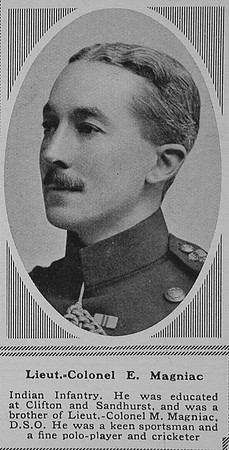 Magniac E Lt Col Indian Army The Sphere 23rd June 1917