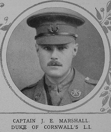 Marshall J E Captain 1st Duke Of Cornwalls Light Infantry The Illustrated London News 17th April 1915