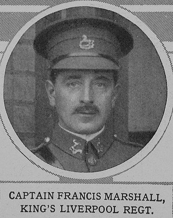 Marshall F Captain 1st Kings Liverpool Regiment The Illustrated London News 24th Oct 1914