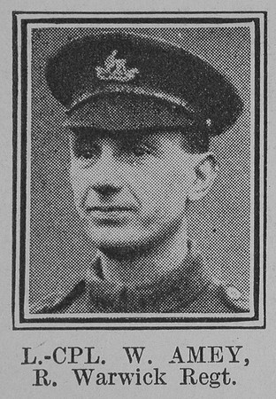 Amey W LCpl VC Royal Warwickshire Regiment