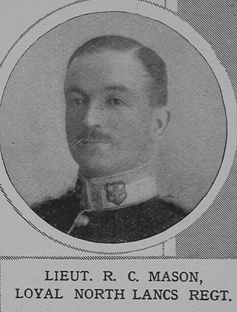 Mason R C Lt Loyal North Lancs Regiment The Illustrated London News 24th Oct 1914