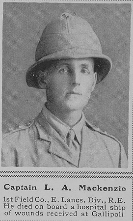 Mackenzie L A Captain RE The Sphere 11th Dec 1915
