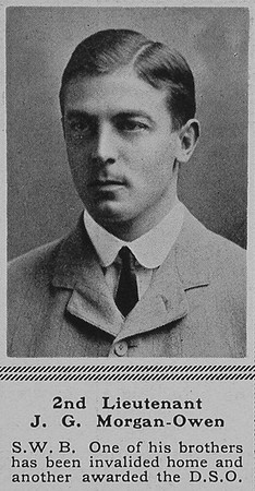 Morgan-Owen J G 2nd Lt 4th SWB The Sphere 27th May 1916