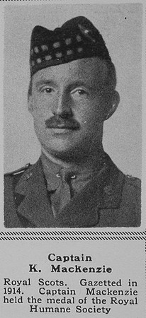 Mackenzie K Captain 9th Royal Scots The Sphere 26th Oct 1918