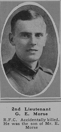 Morse G E 2nd Lt RFC The Sphere 26th Oct 1918