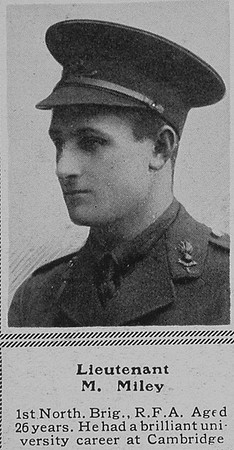 Miley M Lt RFA The Sphere 5th Feb 1916