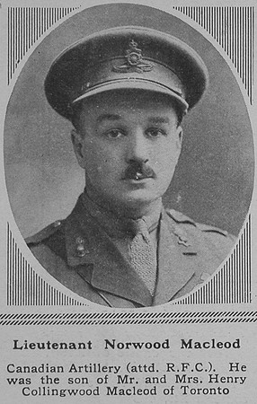 Macleod N Lt RFC The Sphere 29th Dec 1917
