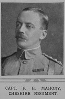 Mahoney F H Captain Cheshire Regiment The Illustrated London News 14th Nov 1914