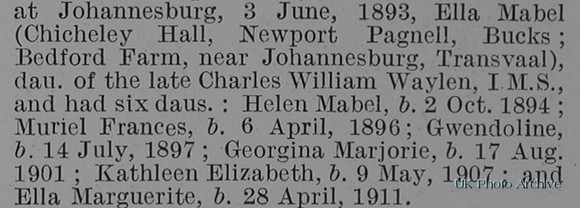 Farrar G H Col Sir DSO Union Defence Forces Obit Part 3