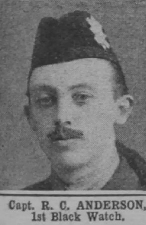 Anderson R C Captain 1st Black Watch The War Illustrated 13th Nov 1915