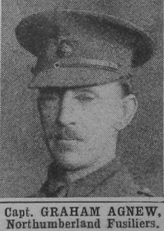 Agnew G Captain Northumberland Fusiliers The War Illustrated 23rd Oct 1915