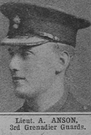 Anson A Lt 3rd Grenadier Guards The War Illustrated 8th Jan 1916